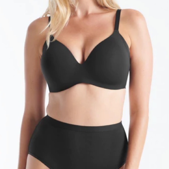 BNWT Knix Wingwoman Contour Bra Black 8+ E F Cup - Picture 3 of 14